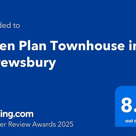 Open Plan Townhouse In Shrewsbury Villa Екстериор снимка